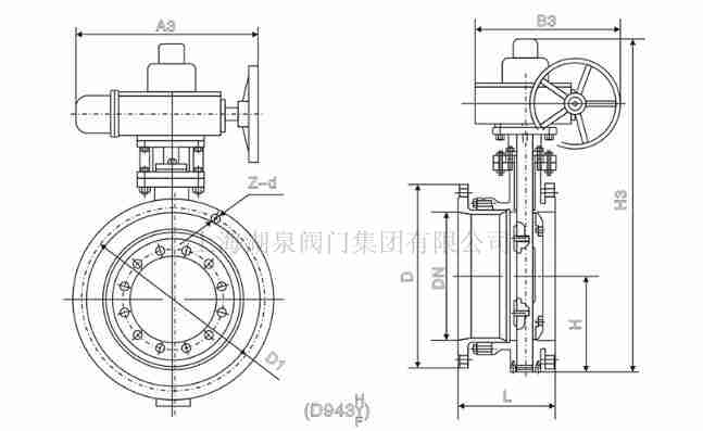 防爆電動蝶閥生產(chǎn)廠家MD943H-16C dn400